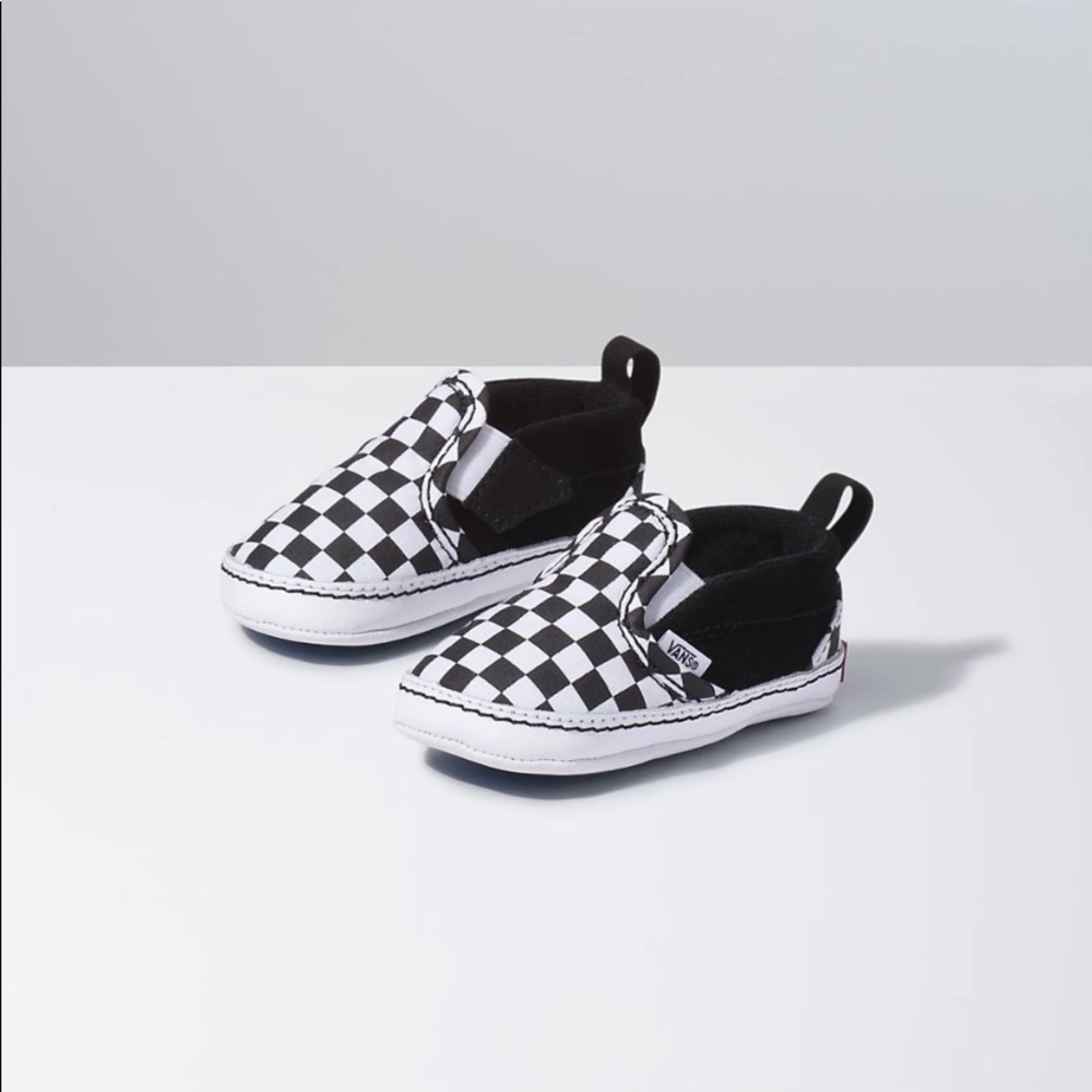 Vans checkered crib shoes size 1